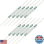 DIYhz Reed Switch Reed 4 * 28MM Normally Open Magnetic Induction Switch 10PCS