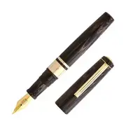 Esterbrook Model J Fountain Pen in Antique Rose Ebonite with Gold Trim- 1.1 Stub