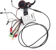 ZAPYVET Electric Scooter Brushless Intelligent Motor Controller 36V 48V 500W 6 Pins MR-100 Instrument Display , for Kugoo, M4 Scooter Electric Scooter Display Screen(36v 1Set)