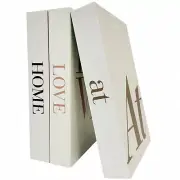 3 Pack Faux Books Decor | Decorative Books for Decoration | Fake Book for Cof...