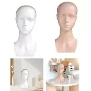 Female Bald Mannequin Head Manikin Head Hat Display Lightweight Professional Wig