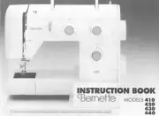 Bernina Bernette 410 420 430 440 Sewing Machine Owners Instruction Manual