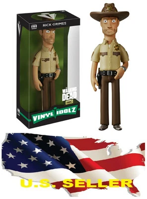 NEW FunKo Vinyl Idolz: Walking Dead - Rick Grimes Toy Figure Ship from U.S.