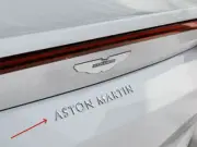 Aston Martin DB11 Vantage Script Rear ​Emblem Chrome Sliver JY53-001B40-AA 1PCS (for: Aston Martin)