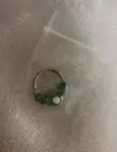18 Gauge Opal Silver Daith Rook Hoop Ring Daith Septum Hoop