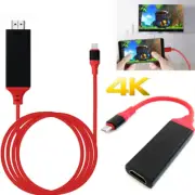 Type C To HDMI TV HDTV Cable Adapter for Samsung Galaxy S20 S10 S9 Note 20 PC