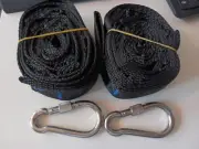 6 Tree Swing Hanging Kits. Heavy quality 5' straps. 5cm flat. max weight 900KG