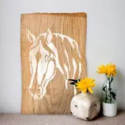 Horse Head Wall Stencil - Quick and Affordable Stencil for DIY Wall Art