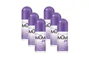 6 x Mum Dry Active Roll-On Anti-Perspirant Deodorant 50mL