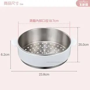 【大家源】24快速出貨現貨多功能陶瓷不沾美食鍋 TCY-292001 萬能小廚 電火鍋 可煎 蒸 煮 炸 煲 小資