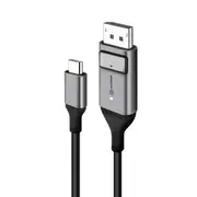Alogic ULCDP02-SGR 2m Ultra USB-C (Male) to DisplayPort (Male) Cable 4K @60Hz Space Grey