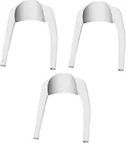 [INOOMP] 3pcs Elbow Protector Arm Sleeve Ice Silk Sunscreen Glove Comfortable Shawl Cuff Full Arm Coverage Non-slip Size Xl