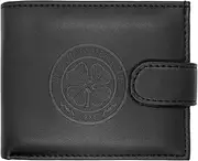 Celtic FC Official Football Gift Boxed Embossed Crest Leather Wallet