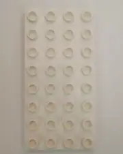 Lego White Duplo Plate 4 x 8 Parts 4672