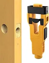 Lmyit Door Lock Kit for Square Latch, Precision Scoring Door Lock Mortise Tool, Ergonomic Accurate Chiseling Supplies Separation Accessories for Enthusiasts Beginners Professionals