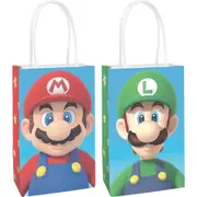 Super Mario Bros. Paper Gift Bags (Pack of 8)