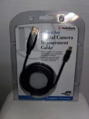 New Radio Shack USB PC Data Sync Cable Cord Lead For Canon Sony Hp Camera