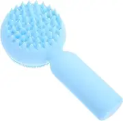 ELAYARD Silicone Face Cleaning Brush Handheld Bristles Exfoliator for Deep Pore Cleansing Versatile Tool for Facial Use Soft and Stretchy Design