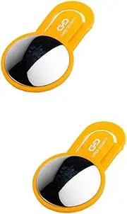2pcs Personal Safety Mirror Office Security Cabinet Desk Rear-view Monitor Blind Spot Mirror for Computer Monitor Desk Rear View