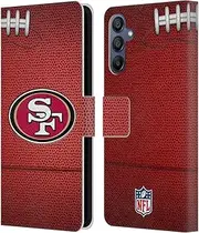 Head Case Designs Officially Licensed NFL Football San Francisco 49ers Graphics Leather Book Wallet Case Cover Compatible with Samsung Galaxy A15