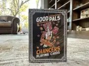 Chancers Playing Cards V1 Black by Good Pals - Silver Gilded