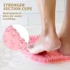 Shower Foot Back Scrubber Massage Pad Body Bath Soft Brush Mat Cleaning Scrubber