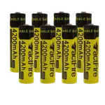 神火18650鋰電池 4200MAH大容量可充電電池 3.7V-4.2V收音機 強光手電筒 手持小風扇通用電池NB