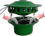 Electric Chimney Fan for BBQ Hut Fireplace Thermo Stove Wood Oven - 80W