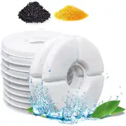 12-Pack Replacement Filters for Cat Fountain - Pet Water Fountain Filters - Activated Carbon Filters - Cat Water Fountain Replacement Filter