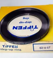 TiFFEN 52-67mm Metal Step Up Stepping Lens Filter Adapter Ring 52mm-67mm E52-E67