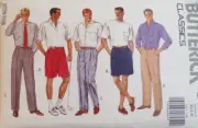 Butterick Sewing Pattern 5123 Men's Shorts and Pants 5 Variations Size XS-MED UC