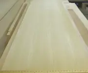 Ash wood veneer 33" x 95" with phenolic backer HPL plastic laminate 1/20"