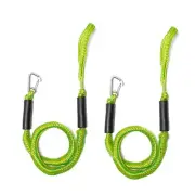 Bungee Cord Dock Line with Stainless Steel Clip Boat Rope Mooring String with...