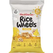 Healtheries Rice Wheels Cheese Multipack Gluten Free Lunchbox Snacks 21g x 6 pack