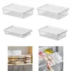 Food Storage Container for Fridge with Lid Organization Reusable Stackable