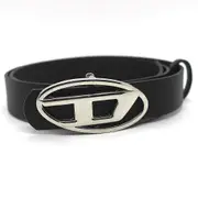 Trendy D Letter Belt Press Button Belt Waistband Buckle Accessories For Women Black