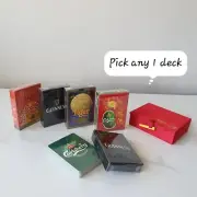 90s Vintage Brewery Beer Playing Cards SEALED Carlsberg Tiger Beer etc. PICK 1