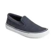 Sperry Men's Striper II Slip On Sneaker Salt Washed Navy - 13934928 (STS22405),