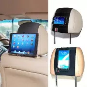 Travel Car Headrest Mount Holder for Smartphone Tablet iPad, iPhone 16 Pro Max