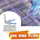 Wire Fencing Mesh Cage Hog Ring Plier Hand Tools M Clips/Staples Bird Chicken