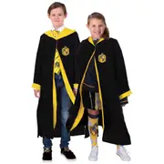 Hufflepuff Harry Potter Hooded Robe Licensed - Child