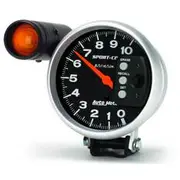 Autometer Sport-Comp Tachometer 2 Stage Shift Light & Recall - 10,000 RPM, 5 Inch, AU3906