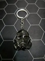 STORMTROOPER HELMET (BLACK) STAR WARS SERIES KEYCHAIN KEYRING *