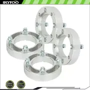 4X 4x137 1.5" silver wheel spacers 10x1.25 studs for Bombardier Max Commander