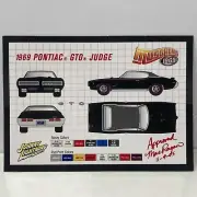 CARD ONLY: Johnny Lightning Trading Card 1969 Pontiac GTO Judge