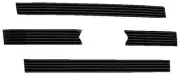 T-Rex Horizontal Bar Billet Aluminum Grille Insert-Black; 21573B (for: Ford)