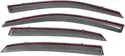 FUWKAIZS Car Side Window Deflectors Compatible for Mondeo MK5 2015 2016 2017 2018 2019 2020 2021 2022 Windshield Rain Eyebrow Guard Sun Visor