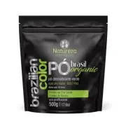 Color Dust Free Green Organic Hair Bleaching Powder 500g - Natureza Cosmetics