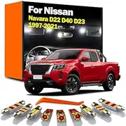 LED Interior Light Kit, For Navara D22 D40 D23 1997-2008 2009 2010 2011 2013 2014 2015-2021 Car Accessories