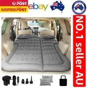 Double Size Inflatable Air Mattress for SUVs - Easy Inflate Camping Bed - Grey
